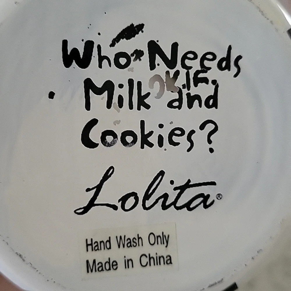 Lolita "Who Needs Milk and Cookies" Santa Claus Beer Glass 16oz - Picture 6 of 6